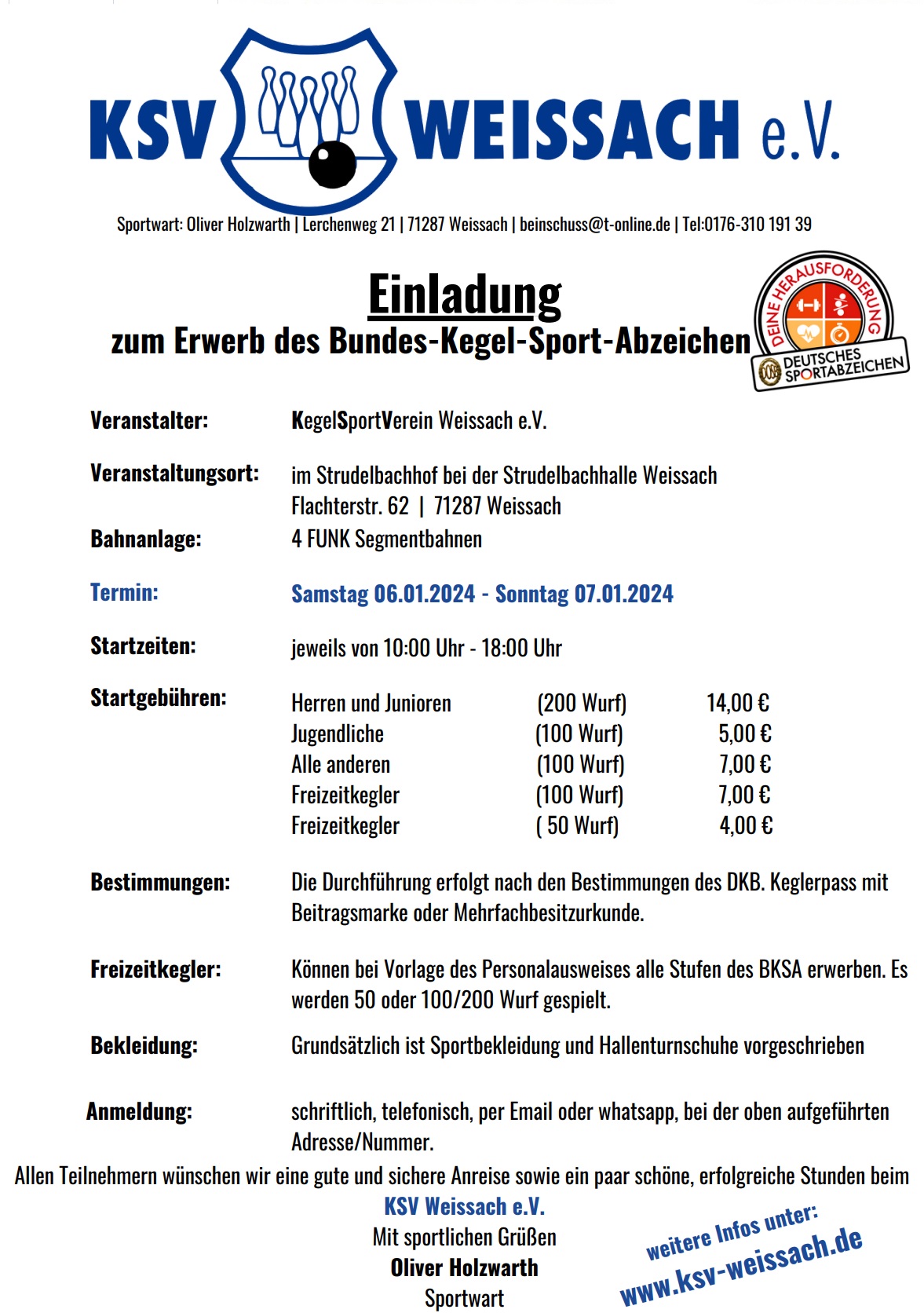 BKSA 2024 Einladung
